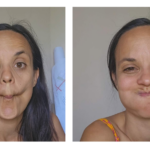 Ich beim Gesichtsyoga... Ja, versuch mal nciht zu lachen ;)